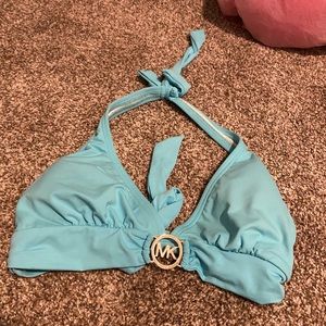 Michael Kors blue bikini top!